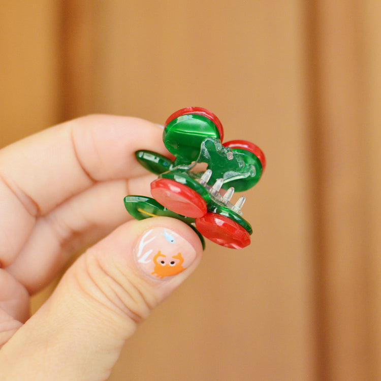 Cherry Mini Hair Claw