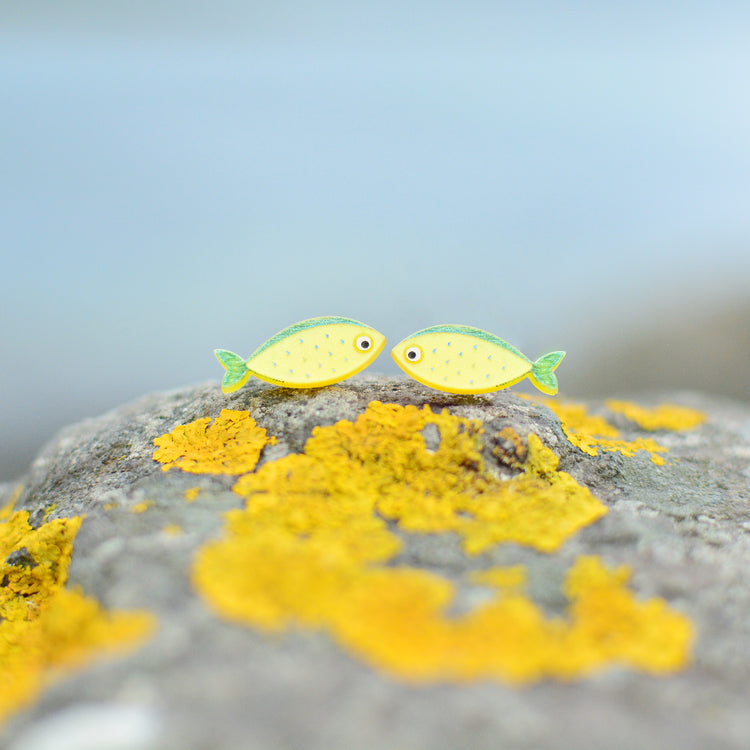 Fish Stud Earrings