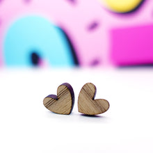 Load image into Gallery viewer, Heart Stud Earrings
