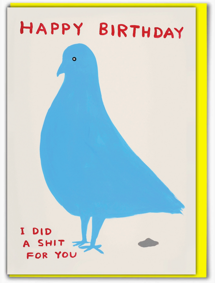 Funny Pigeon Birthday Card