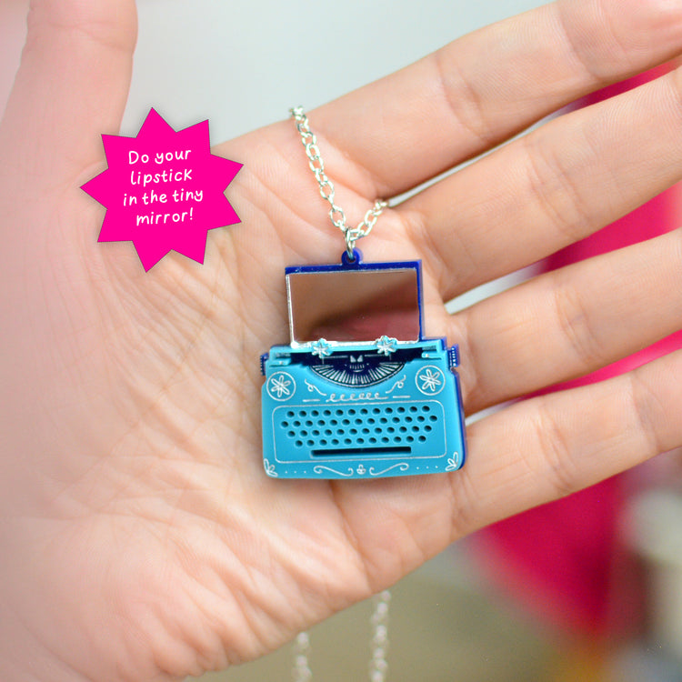 Typewriter Necklace