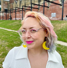 Load image into Gallery viewer, Banana Statement Earrings
