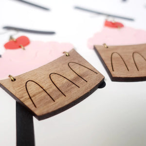 Cupcake Statement Earrings