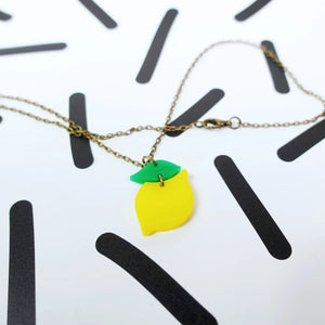 Lemon Mini Necklace