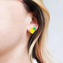 Load image into Gallery viewer, Lemon Stud Earrings
