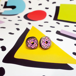 Donut Stud Earrings