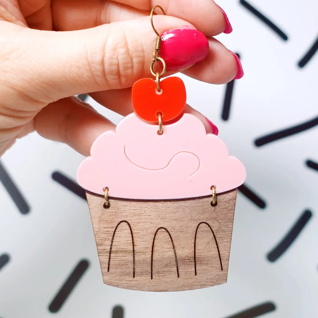 Cupcake Statement Earrings