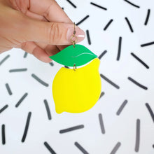 Load image into Gallery viewer, Lemon Statement Earrings
