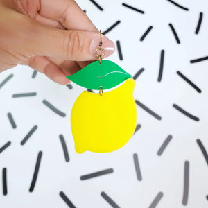 Lemon Statement Earrings