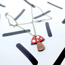Load image into Gallery viewer, Mushroom Mini Necklace
