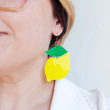 Load image into Gallery viewer, Lemon Statement Earrings
