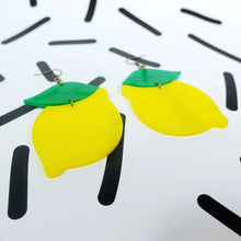 Load image into Gallery viewer, Lemon Statement Earrings
