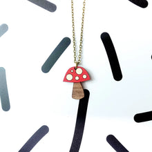 Load image into Gallery viewer, Mushroom Mini Necklace
