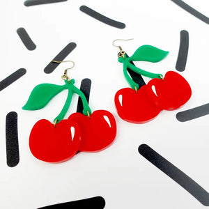 Cherry Statement Earrings