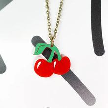 Load image into Gallery viewer, Cherry Mini Necklace
