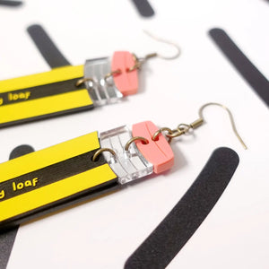 Pencil Statement Earrings