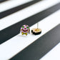 Mr Blobby Stud Earrings