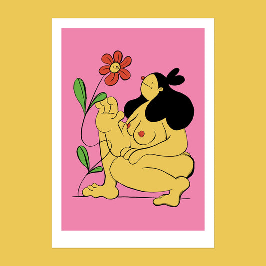 I'd Pick You Nude A4 Print