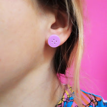 Load image into Gallery viewer, Button Stud Earrings
