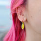 Crab and Fish Huggie Earrings