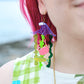 Seaside Crab and Fish Statement Earrings