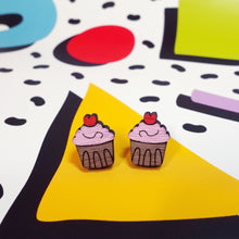 Load image into Gallery viewer, Cupcake Stud Earrings
