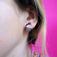 Load image into Gallery viewer, Cupcake Stud Earrings

