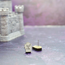 Load image into Gallery viewer, Gravestone Halloween Stud Earrings
