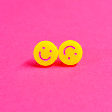 Load image into Gallery viewer, Rolling Face Emoji Stud Earrings
