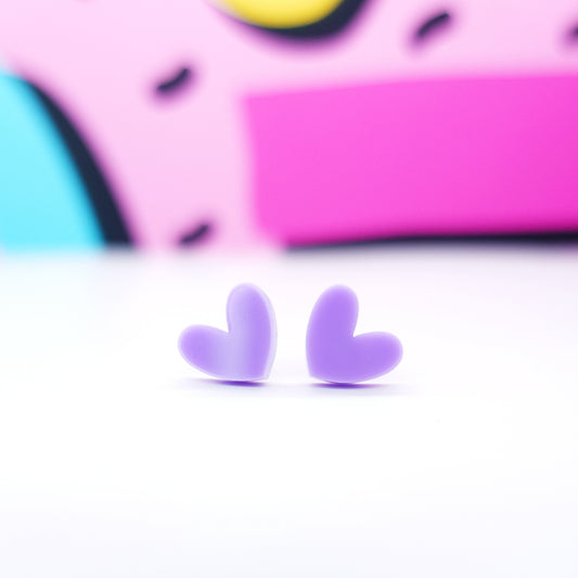 SUPER SECONDS Heart Stud Earrings