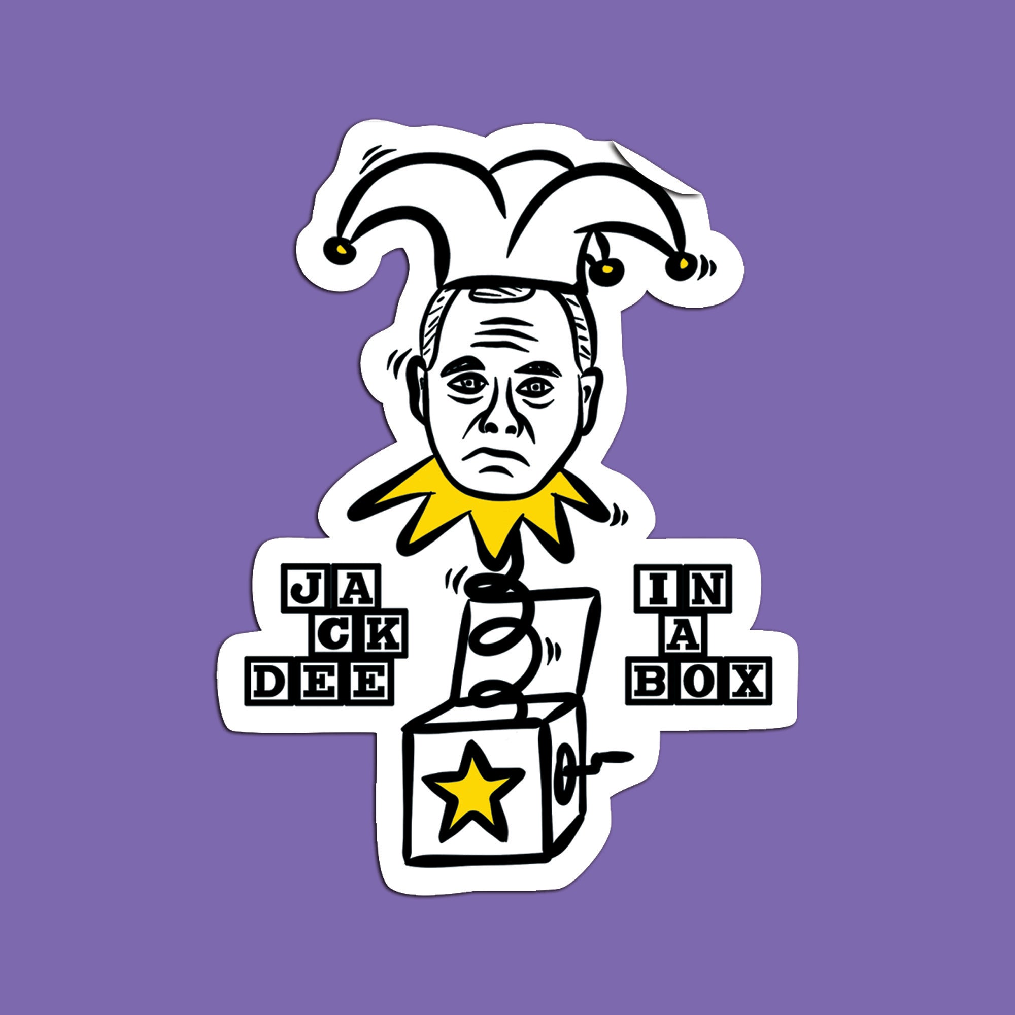 Jack Point Sticker Jack In A Box Sticker – Silly Loaf