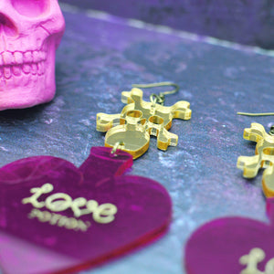 Love Potion Statement Halloween Earrings