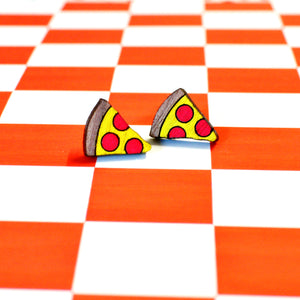 Pizza Stud Earrings