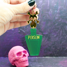 Load image into Gallery viewer, Poison Bottle Statement Halloween Earrings
