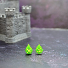 Load image into Gallery viewer, Poison Drop Halloween Stud Earrings
