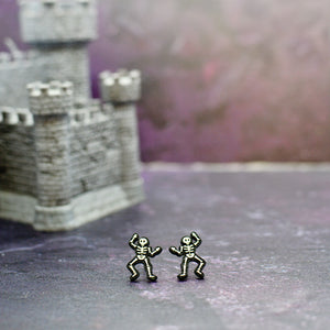 Skeleton Halloween Stud Earrings