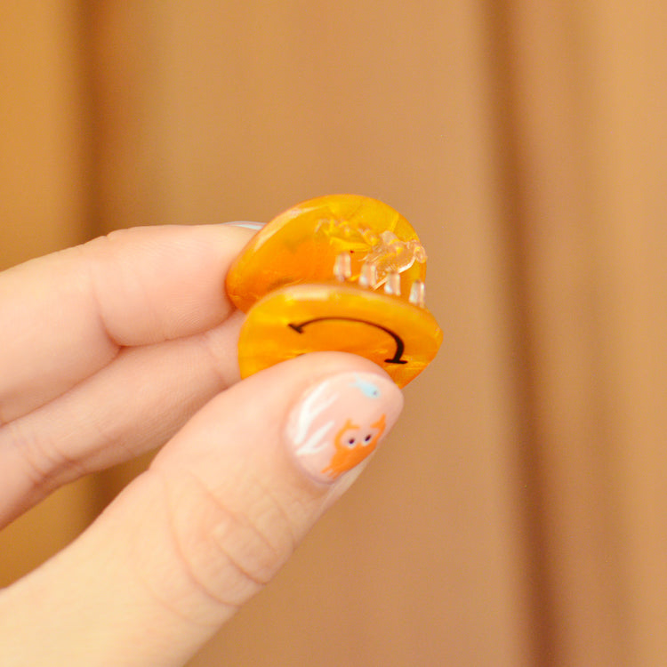 Smile Face Mini Hair Claw