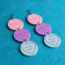Load image into Gallery viewer, Sweetie Heart Statement Earrings
