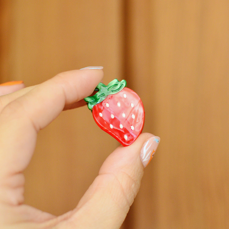 Strawberry Mini Hair Claw