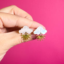Load image into Gallery viewer, Sunshine Dangle Stud Earrings
