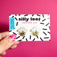 Load image into Gallery viewer, Sunshine Dangle Stud Earrings
