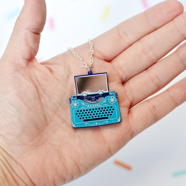 Typewriter Necklace