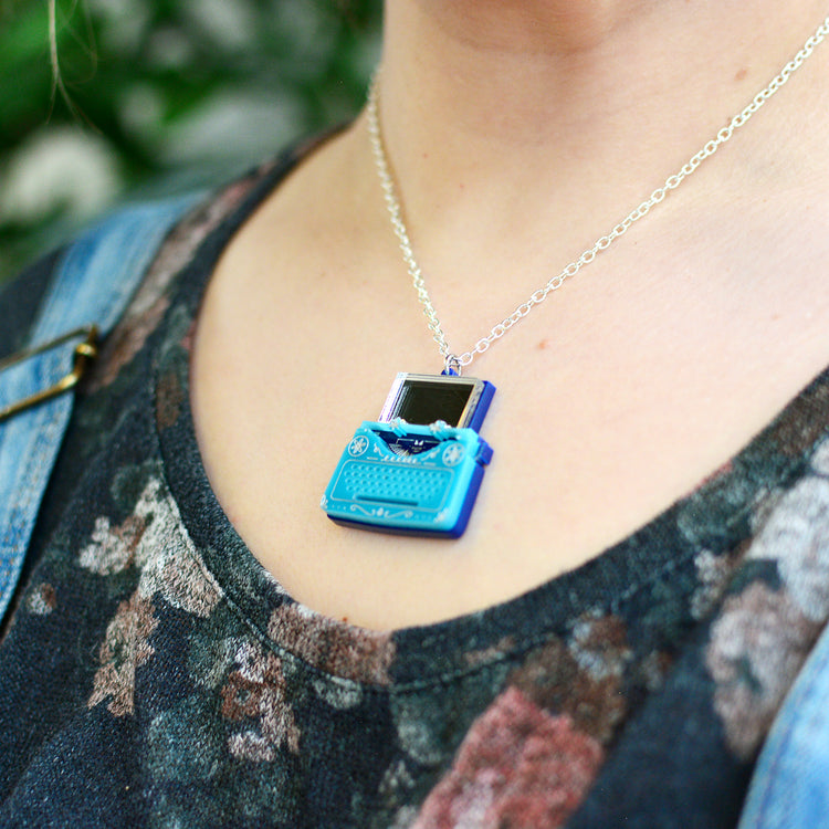 Typewriter Necklace