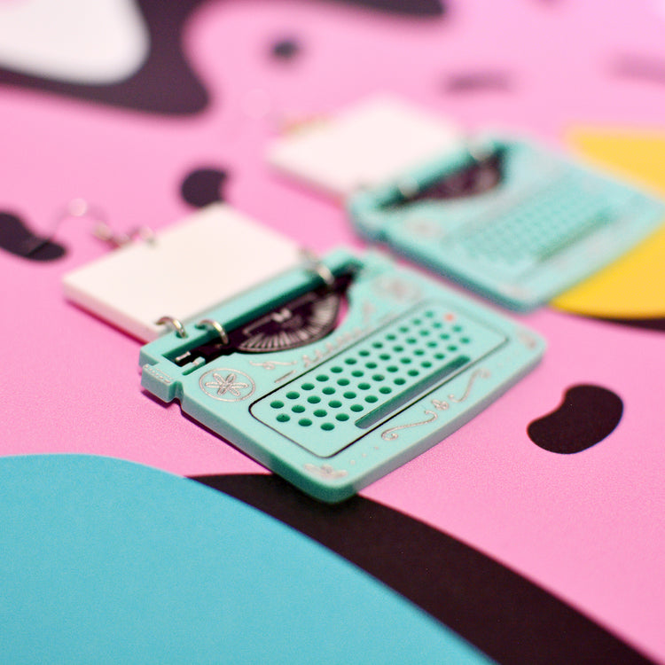 Typewriter Statement Earrings