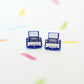 Typewriter Stud Earrings