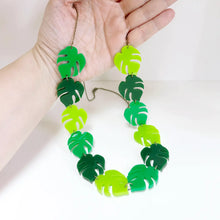 Load image into Gallery viewer, Monstera Chain Necklace
