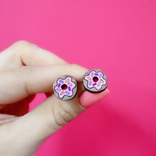 Load image into Gallery viewer, Donut Stud Earrings
