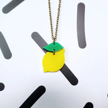 Load image into Gallery viewer, Lemon Mini Necklace
