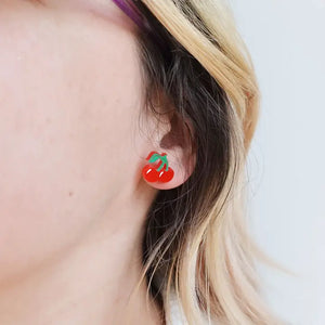 Cherry Stud Earrings
