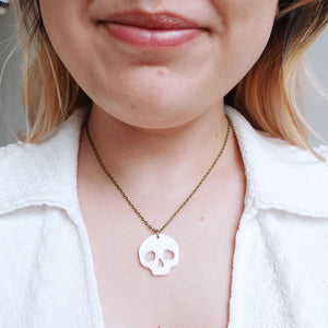 Halloween Skull Mini Necklace